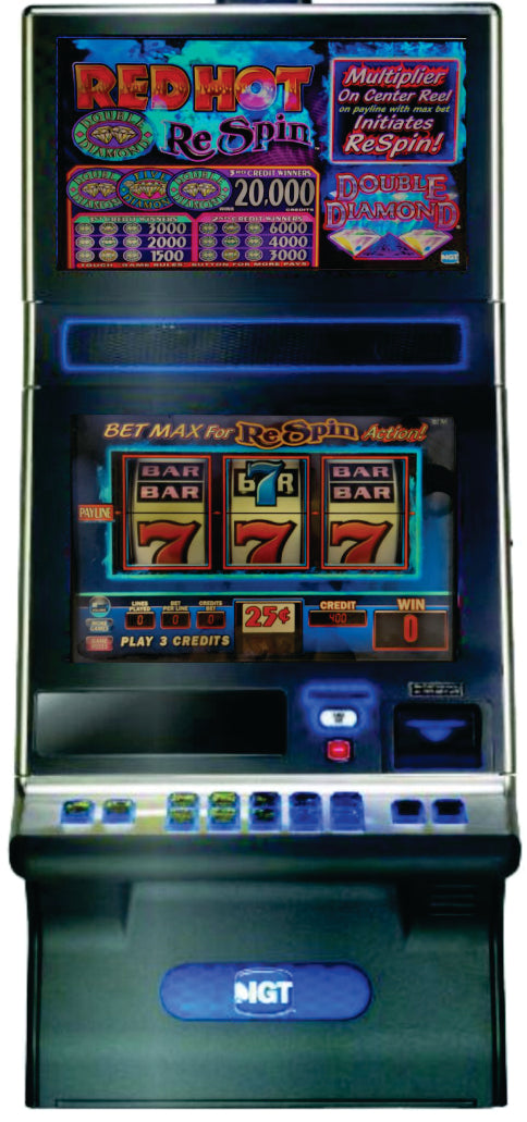 IGT Red Hot Double Diamond Re-spin Video Slot Machine