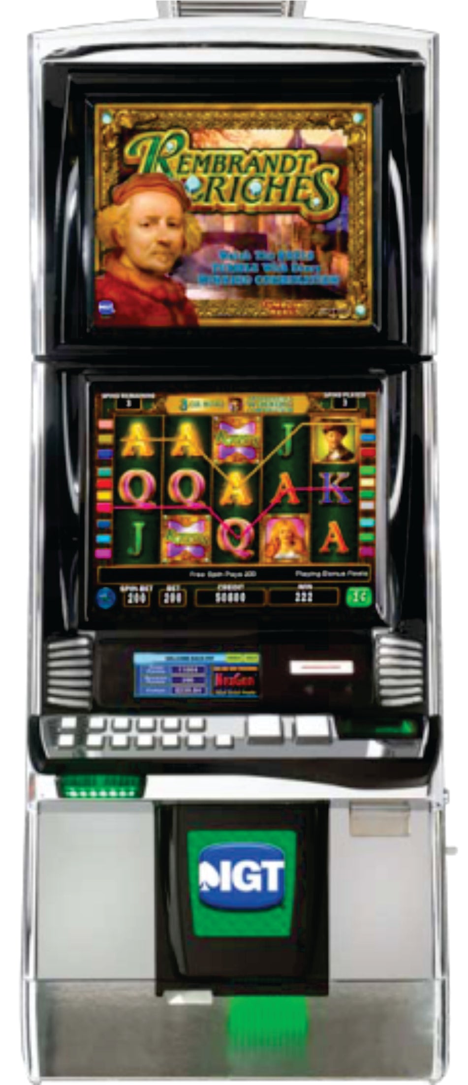 IGT Rembrandt Riches Video Slot Machine