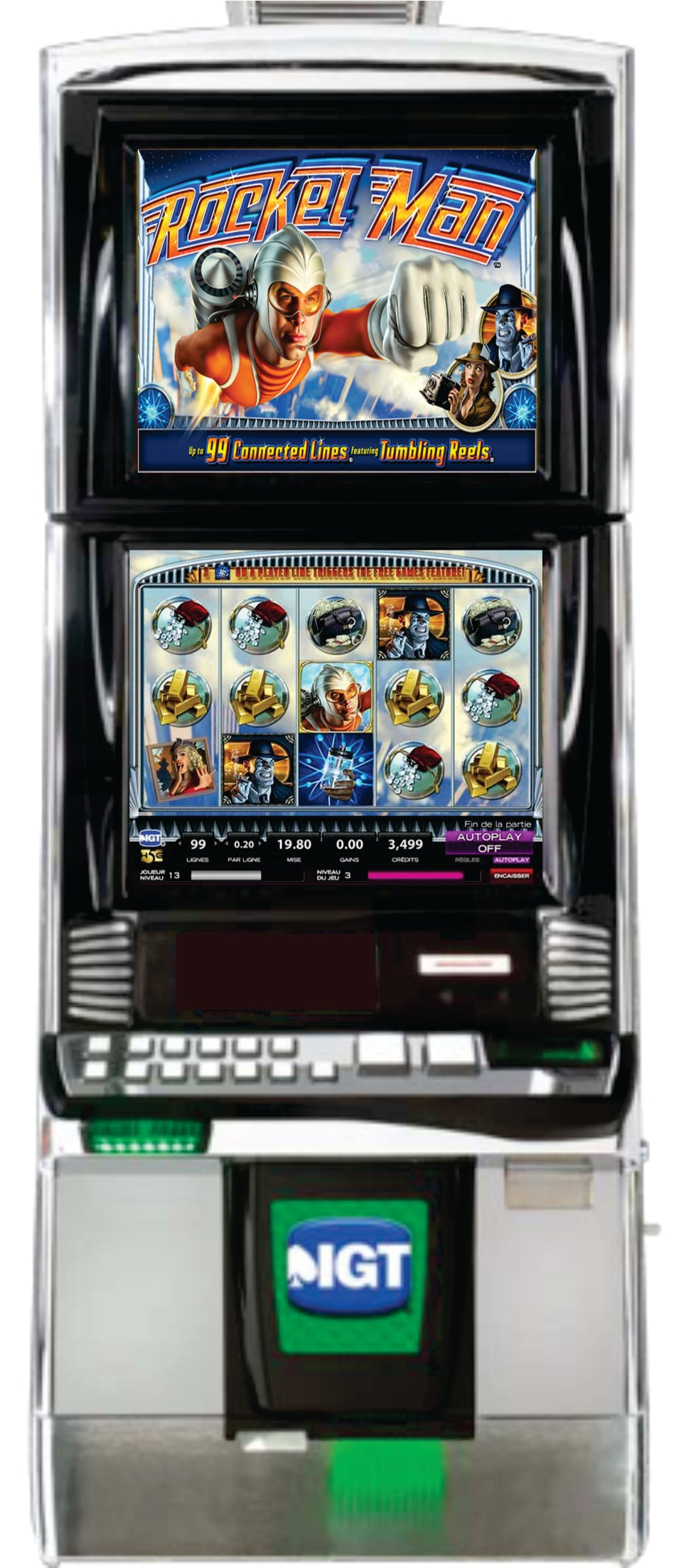 IGT Rocket Man Video Slot Machine