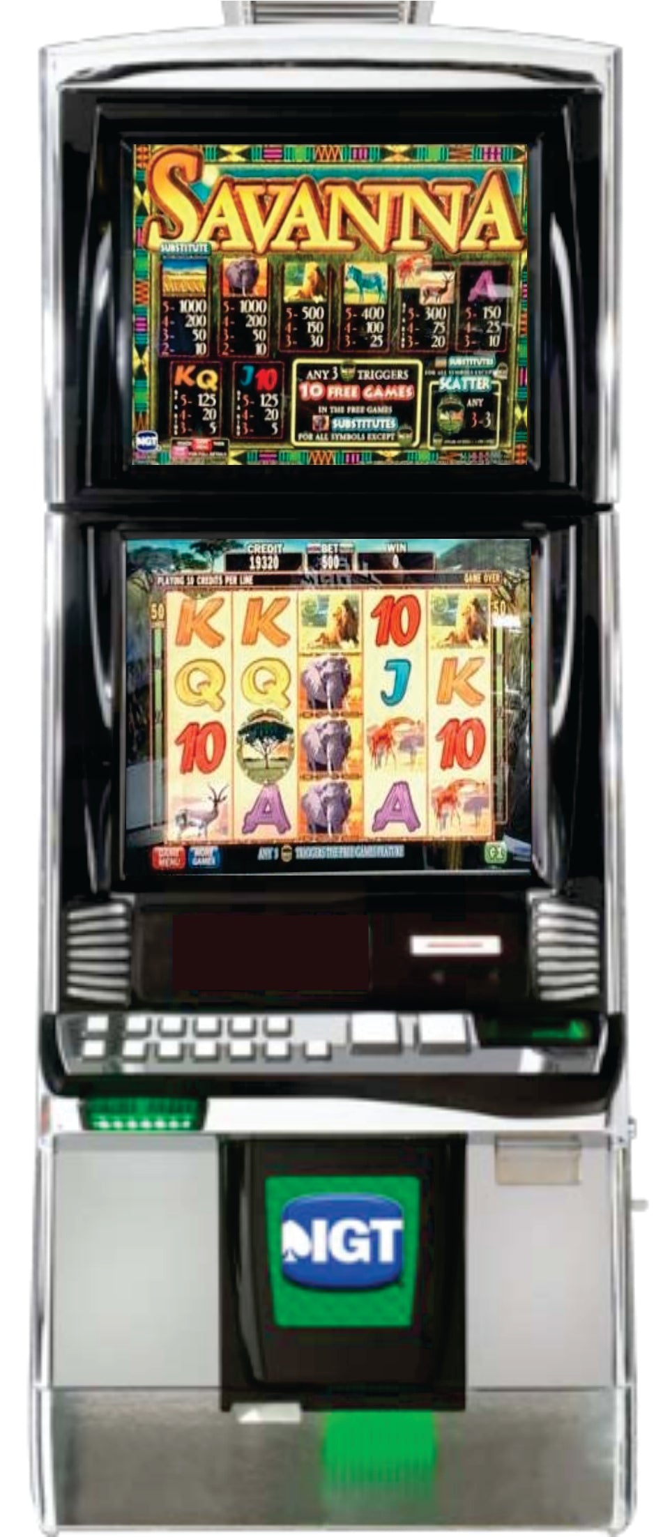 IGT Savanna Video Slot Machine