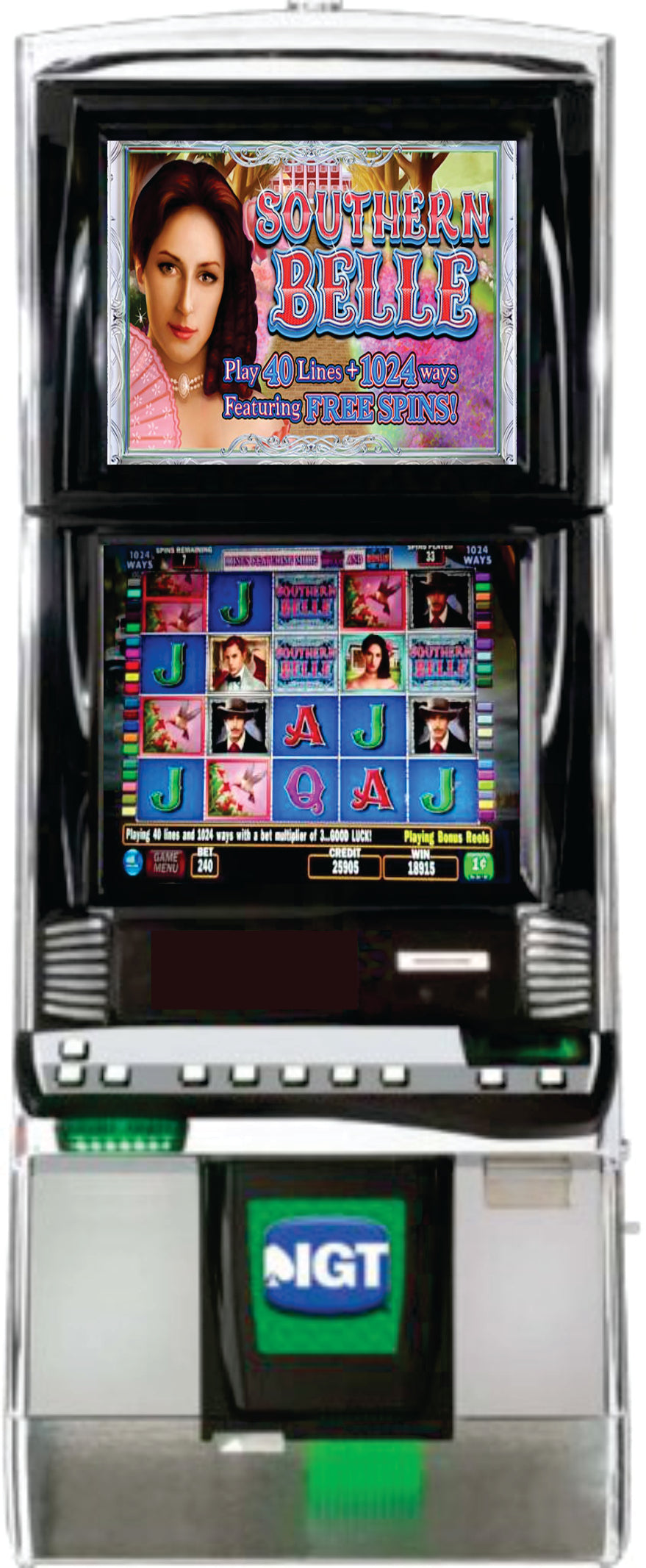 IGT Southern Belle Video Slot Machine