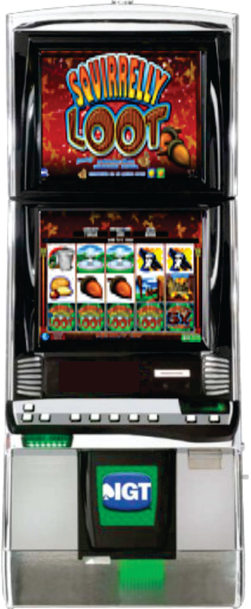 IGT Squirrelly Loot Video Slot Machine