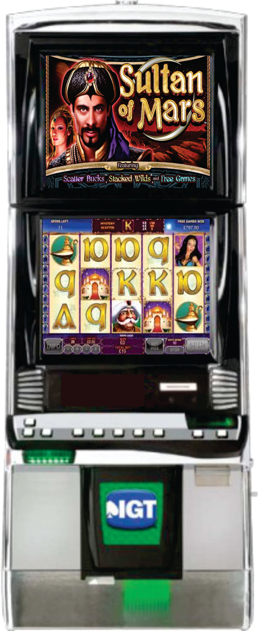 IGT Sultan of Mars Video Slot Machine