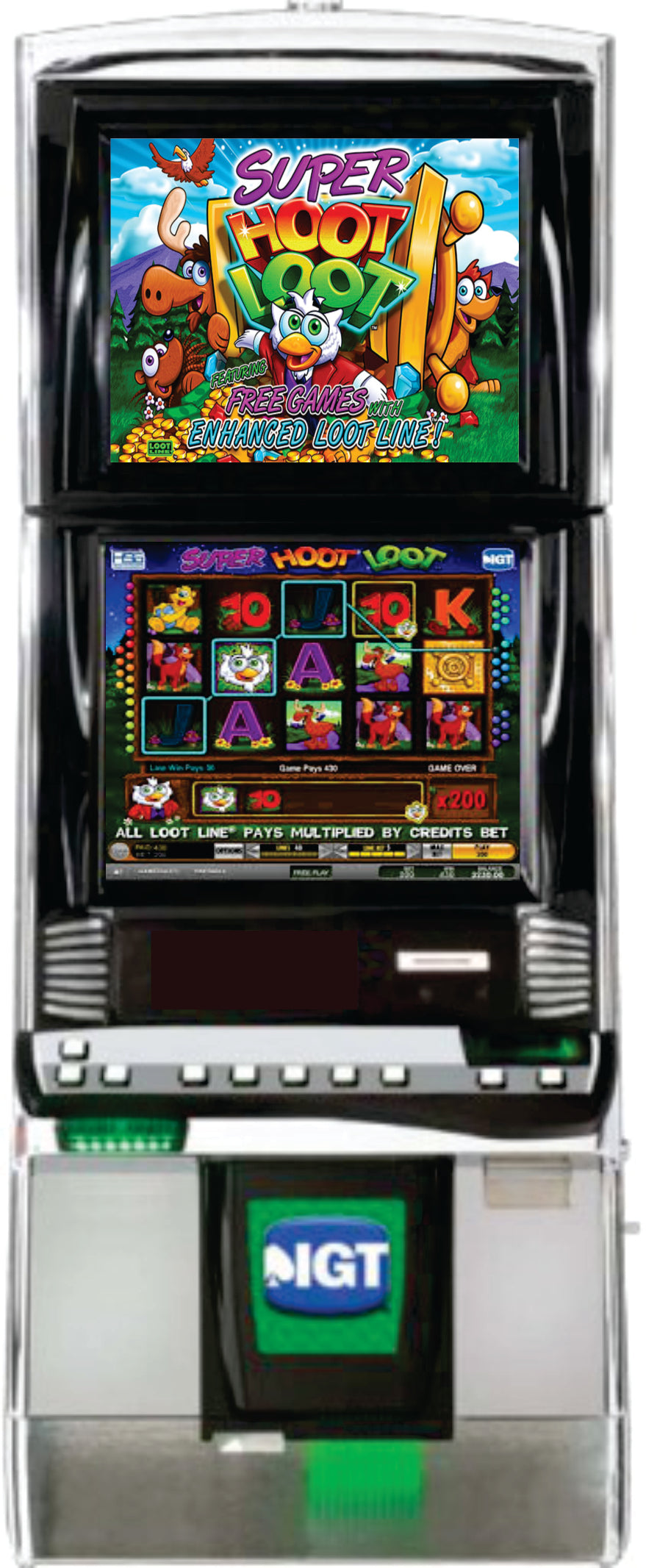 IGT Super Hoot Loot Video Slot Machine