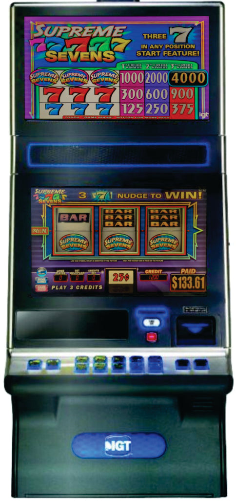 IGT Supreme Sevens Video Slot Machine