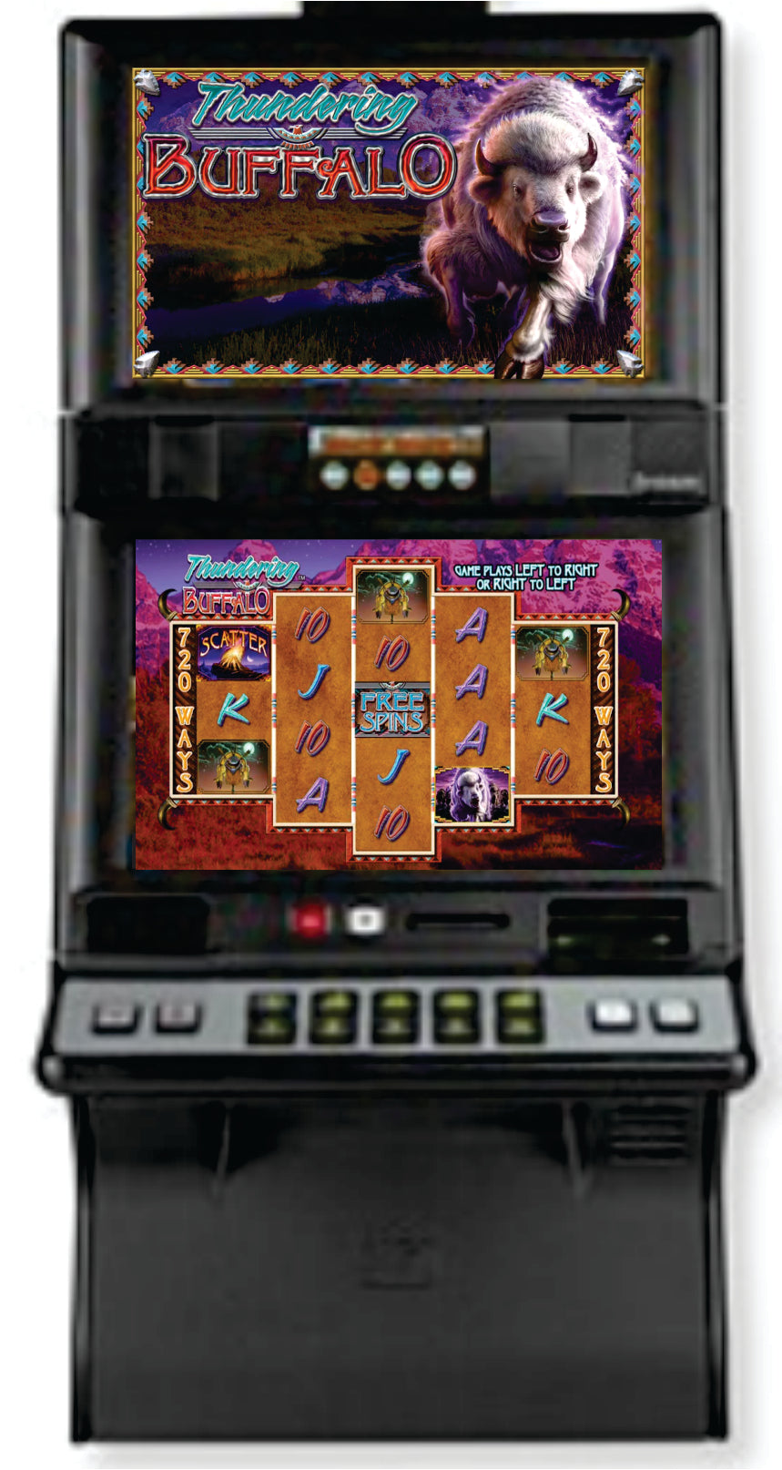 IGT Thundering Buffalo Video Slot Machine