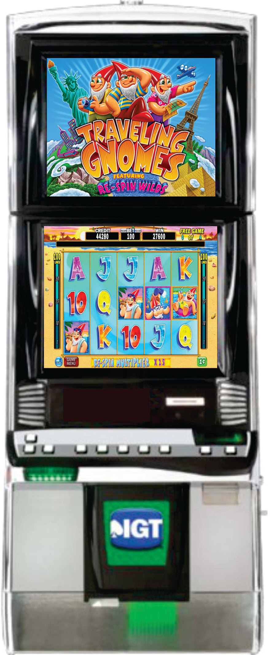 IGT Traveling Gnomes Video Slot Machine