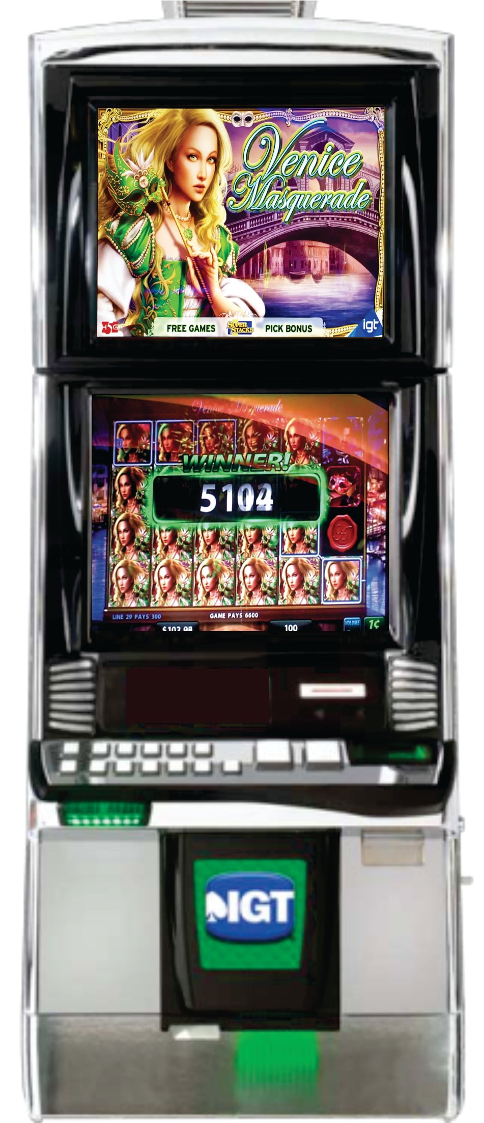 IGT Venice Masquerade Video Slot Machine