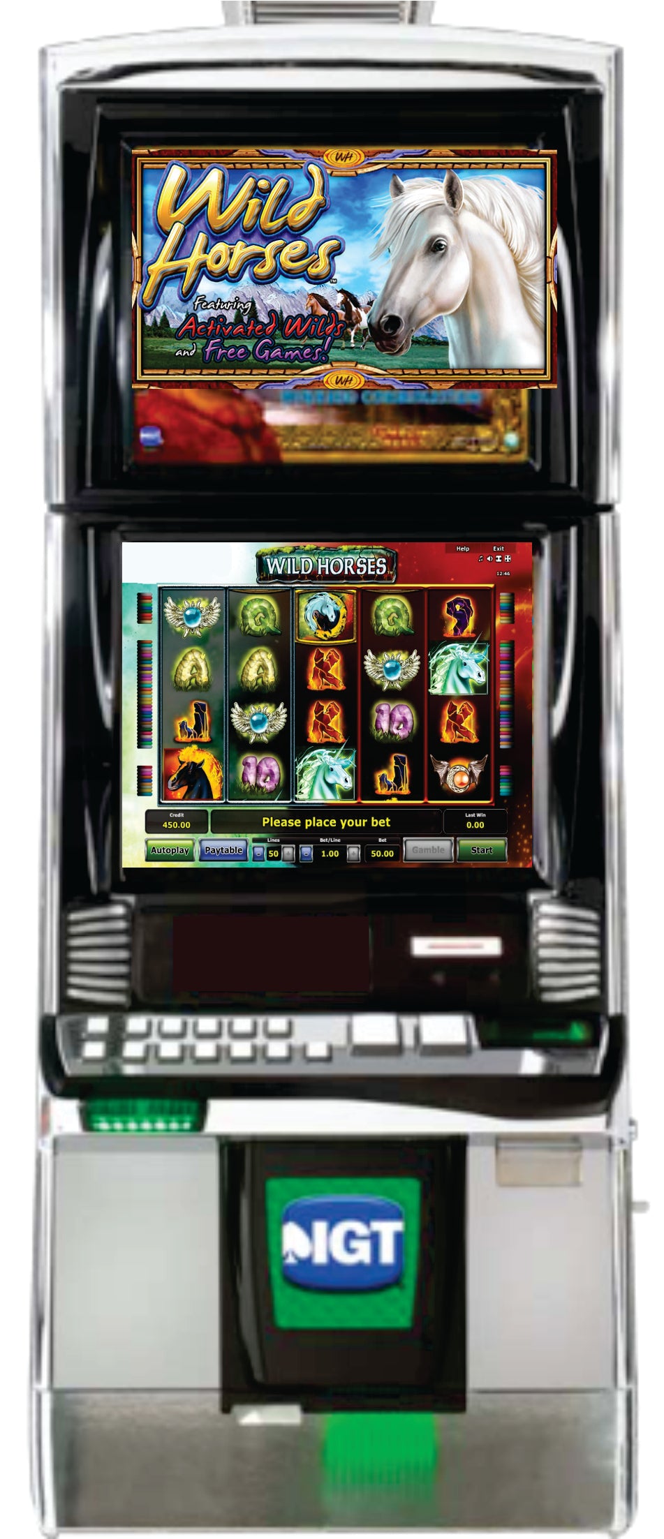 IGT Wild Horses Video Slot Machine