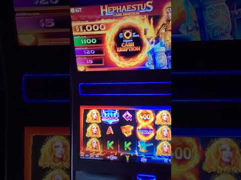 IGT Hephaestus Cash Eruption Video Slot Machine