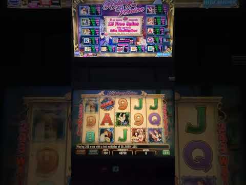 IGT Holiday in Venice Video Slot Machine