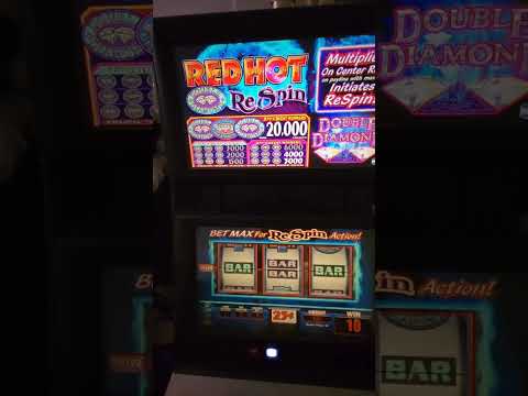 IGT Red Hot Double Diamond Re-spin Video Slot Machine