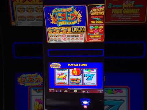 IGT Triple Red Hot 7's Free Games Video Slot Machine