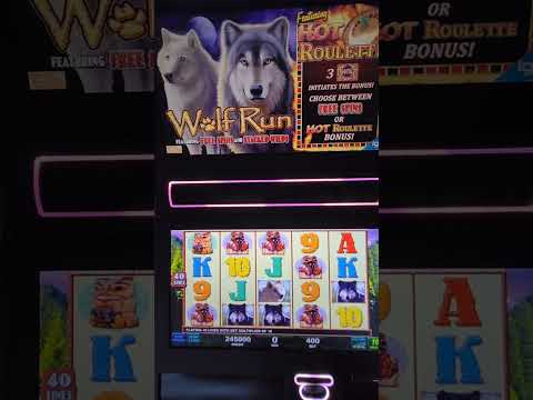 IGT Wolf Run Hot Roulette Video Slot Machine