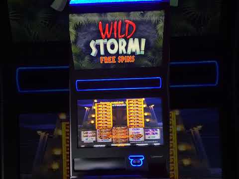 IGT Jurastic Park Wild Storm Video Slot Machine