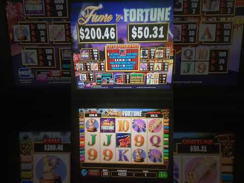 IGT Fame & Fortune Video Slot Machine